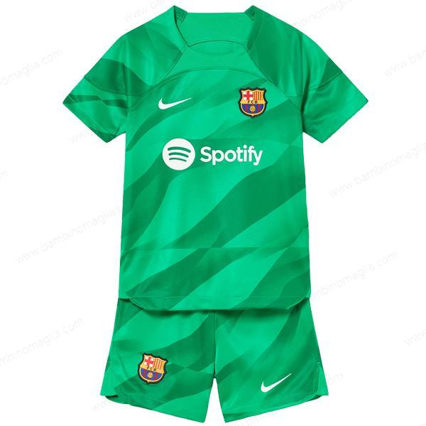 Barcelona Goalkeeper Kit calcio bambino 23/24 – Verde